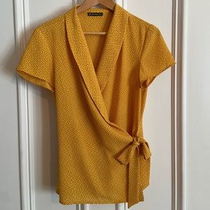 Adrianna Papell wrap blouse